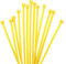 XINGO 1000 pièces Colliers de Serrage professionnelles, Jaune-200mm x 2.5mm, Autobloquant, Attache Câble Résistant aux UV, Idéale pour l'intérieur et l'extérieur