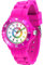 Honey's Heaven Kinder Armbanduhr Jungen und Mädchen - süße Quarzuhr mit modischem Silikon-Armband und Lern-Ziffernblatt - Lernuhr analog, einfach zu lesen, zum Uhrzeit Lernen (violett)