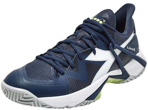 Diadora Herren B.Icon 2 Clay Tennisschuhe Blau Corsair und Wei , Blauer Korsar/Wei /Feurig, 10