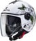 Caberg Riviera V4 X Muse Damen Jethelm, weiß/grün/gelb, S (55/56)