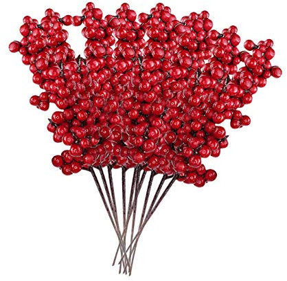 Gelb&Schwarz Bastelblumen, Kranz, Blumen, Stechpalme, rote Vase in Baumzweig, Dekoration, Beere, hängende Pflücke, künstliche Narzissen, die echt aussehen