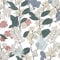 JOLIHOME Papel Pintado Autoadhesivo Floral Vintage Flores y Plantas Pelar y Pegar Papel de Contacto Adhesivo Mural Rojo, Azul, Verde Oscuro y Amarillo 44.5x500cm