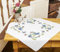 KAMACA Stickpackung Kreuzstich vorgezeichnet Baumwolle komplettes Stickset mit Stickvorlage Stickerei-Kit zum Selbersticken Erwachsene (Schmetterlinge MD 80x80 cm)