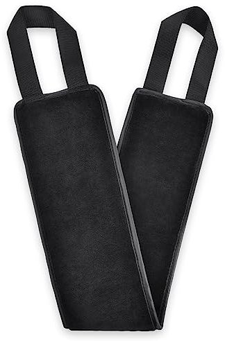 LOPHE Selbstbräuner Handschuh, Schwarz Dual Sided Tan Applicator Mitt, Mehrweg Self Tan Bräunungshandschuh für Bräunungscreme Und Peeling, Waschbar Handschuhe Tanning Streifenfreie Bräune (Streifen)