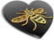 1x Heart MDF Magnet 6cm - 3D Manchester Bee Logo - Fridge Locker Office Whiteboard Toolbox #50003