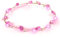 LED Blumenkranz Haarschmuck Blumen Stirnband Kopfschmuck Party Hochzeit JGA Karneval (Rosa)