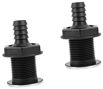 Kisangel 2 Pcs Outlet Car Travel Accessories Automobile Accessories Truck Accesories Trucks Drain Vent Kayak Drain Stopper Bilge Pump Connector Yacht Supply Yacht Accessories Abs Rv