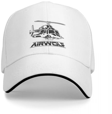 QFLLQLFF Basecap Airwolf Cap Baseballkappe Baseballkappe Damen Kappen Herren Geschenk