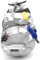 Compresor de aire acondicionado, compatible con Bmw X1 318i 320d E80 E90 E91 E92 447190-8462 447190-8464 447260-1851 64526987862-02 64526987862 447190-8460