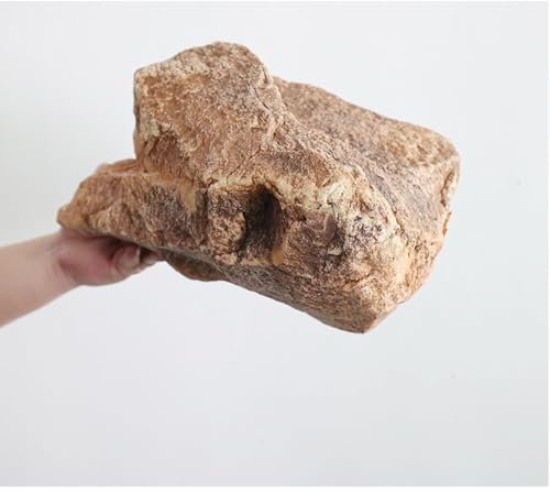 Faux Rocher Rocher En Résine Pour Extérieur Pierre Decorative Jardin Exterieur Pierre Artificielle Fausse Pierre Muret Extérieur Décoration Bassin De Jardin Decoration Bassin Exterieur(Yellow,4)