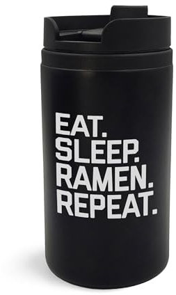 Mug isotherme Eat Sleep Ramen Japan Food - Gravure artistique - Thermos
