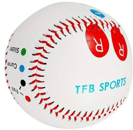 Pitch-Trainings-Baseball,9-Zoll-Pitch-Trainings-Baseball | 9-Zoll-Pitching-Trainer | Baseball mit farbcodierten Fingerplatzierungsmarkierungen für jugendliche Anfänger zum Erlernen mehrerer Pitching-G