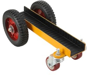Cozyel Plattenroller Plattenklemmwagen bis 500kg 200mm Klemmlänge 85mm Klemmbreite, Plattenkarren Transportwagen 4 Rad, Plattenwagen zum Transport von Holzplatten, Türen, Fenster u.v.m. mit Vollrad