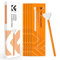 K&F Concept Kit di Pulizia del Sensore Full Frame, con 6 pezzi di Pulizia del Sensore Full Frame, Tamponi in Microfibra Confezionati Sottovuoto