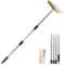 Brosse pour Four à Pizza 160cm, Brosse De Nettoyage pour Four à Pizza avec Grattoir, Accessoire de Four à Pizza pour la Cuisine, Brosse de Nettoyage à Long Manche pour Pierre a Pizza