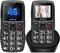artfone C1+4G Pro Telefono Cellulare per Anziani con Tasti Grandi丨Funzione SOS丨Chiamata Rapida丨Base di Ricarica丨Funzione di orario丨Batteria da 1800 mAh丨LTE Cellulare per anziani丨Radio丨USB - C - Nero