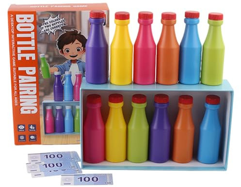 Bottle Color Game for Group Play, Interactive Party Activity for Adults, Family Fun Outdoor Challenge, Team Bonding Toy, Backyard Game Night, Social Events, 1 Set
