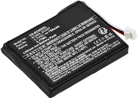 Generic replacement battery compatible for Apple EC003, EC007, iPOD Mini 4GB...