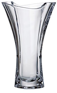 Barski Europäisches Glas, kristallin, Vase, 25,4 cm hoch, hergestellt in Europa
