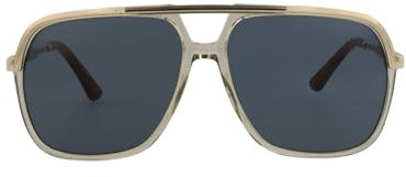 Gucci Unisex-Erwachsene GG0200S 004 Sonnenbrille, Braun (4/Bluee), 57