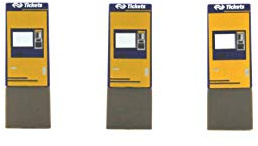 Rietze Reitze 70295 Ticket Machine Ns Groep N.V (Nl) 3 Stück Maßstab 1:87 H0, Mehrfarbig