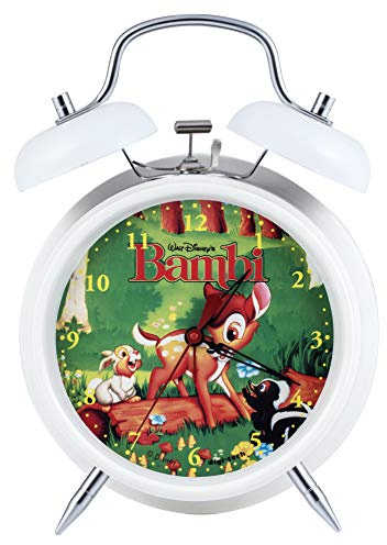 Digi-Tech Mechanischer Wecker von Disney, Plastik, Weiß, 12 x 6 x 16 cm, 1 Einheiten