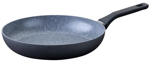 Fackelmann Bratpfanne Cosmo – Ø 32 cm aus gepresstem Aluminium, PFAS-freie Excilon Ceramic Beschichtung, Soft-Touch Griff, Reinigung per Hand, Grau