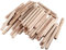sourcing map 50Stk Holzdübel Stift Holz Ofen Getrocknet Geriffelt Abgeschrägte Hartholz 10x100mm