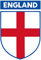 TENNER.LONDON Set of 5 England Team Crest Iron on Screen print Fabric Applique machine washable transfer English Team Crest
