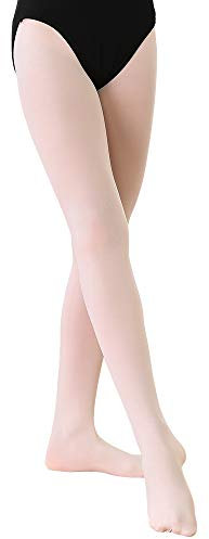 Soudittur Collant da Ballo e Calzamaglie da Danza Classica per Bambina Ragazze Donna in Rosa, L (140-165 cm)