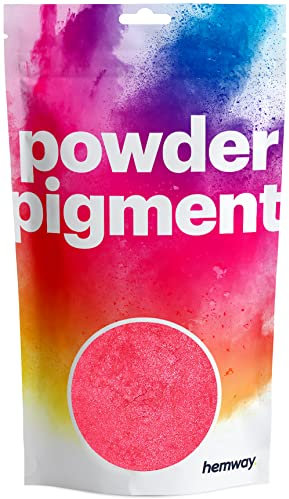 Hemway 50g / 1.75oz Metallic Red Dye Pigment Powder | Luxury Premium Dye for Epoxy, Resin, Polyurethane Paint, Jewellery, Table Tops & Resin Floors | Colour Enhancement | Vegan & Toxin-Free