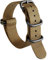 BINLUN Uhrenarmband Nylon Dickes G10 Premium Ballistic Ersatz Armband Mehrfarbige Bänder für Herren Damen mit Heavy Duty 5 Ringe(23mm, Khaki Band Schwarze Schnalle)
