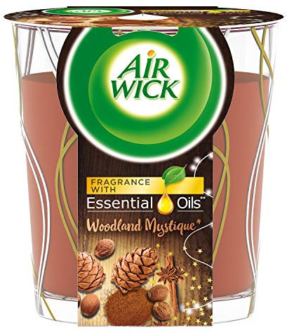 Air Wick Bougie Huiles Essentielles Edition Limitée Bois Précieux