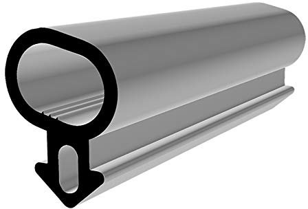 Horivert Fensterdichtung S-232 schwarz 50m Gummidichtung Tür Balkon Dichtungsband Oberlicht Scheibe Luftzugstopper PVC Fenster Kunststofffensterdichtungen
