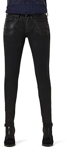 G-Star Women's Lynn Mid Skinny Jeans, Black (black radiant cobler D06746-B472-B996), 24W / 30L