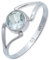 Ring 925 Silber Blau Topas hellblauer Stein Edelstein echt Silber Damen Sterling Silber Geschenk (MRG-211-62-(48))