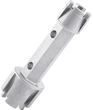 WMAZtool Tub Drain Remover Wrench - Use to Install and Remove Most Bath and Shower Drains and Closet Spuds Square Plastic Toilet Seat Nuts