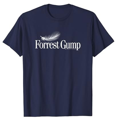 Forrest Gump Feather Title Logo T-Shirt