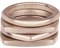 Breil Gioiello TJ3021 collezione NEW TETRA, ANELLI da DONNA in ACCIAIO COLORATO colore ORO ROSA misura 16 con SENZA PIETRE