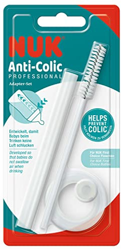 NUK First Choice+ Adapterset für Professional Anti-Colic-Babyflasche | kompatibel mit First Choice+ Flaschen | BPA-frei