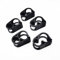 5PCS Black Adjustable Plastic Hose Clamps 6-12mm/0.236-0.472 in Shut Off Plastic Pinch Clamp Siphon Hose Flow Control Valve Laboratory Tube Clamp
