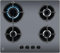 Piano Cottura 4 Fuochi a Gas 60 cm Vetro Grigio EGG64272M