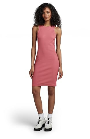 G-Star Para Mujer Vestido Tank Slim , Rosa (pink ink D22842-D289-C618), M
