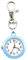 TopHomer Taschenuhr, Schwesternuhr, Schlüsselanhänger, Quarzuhren, Hängeuhren für Krankenschwestern, Taschenuhr, Geschenk für Frauen, Krankenschwester, Arzt, für Frauen, Krankenschwestern, Ärzte-Blau