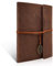 PU Leder Notizbuch Vintage Nachfüllbar Gebunden Schönes Reisetagebuch Tagebuch Ringbuch Skizzenbuch Vintage Notizbuch (A5 Dunkelbraun)