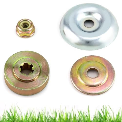 Tuercas de Fijación de Cuchilla para Cabezal Desbrozadora,4pcs Repuestos para Cortacéspedes y Desbrozadora,Adaptador De Cuchilla De Repuesto,Kit Fijación para Cortacéspedes para Cortacésped Máquina