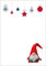 Briefpapier Wichtel DIN A4 - Papier Weihnachten - 20 Blatt - Motiv Nr. 027 | 100g/m²
