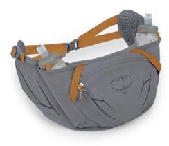 Osprey Duro Dyna Hydration Waist Pack mit Hydraulik-Weichflaschen zum Laufen, Phantomgrau/Toffee Orange