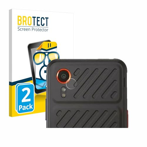 BROTECT (2 Stück Schutzfolie für Samsung Galaxy XCover 7 (NUR Kameraschutz) Displayschutz Folie Made in Germany, Ultra-Klar