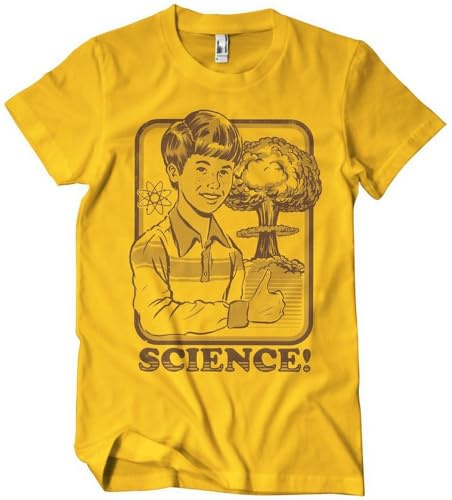 Steven Rhodes Science! T-Shirt Gold-L